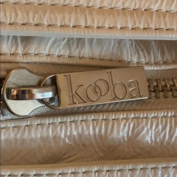 KOOBA Vintage White Patent Leather Satchel - Picture 8 of 15